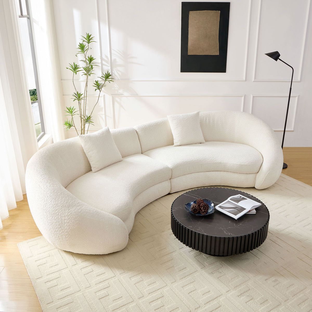 LOVE Sculptural Curved Sofa