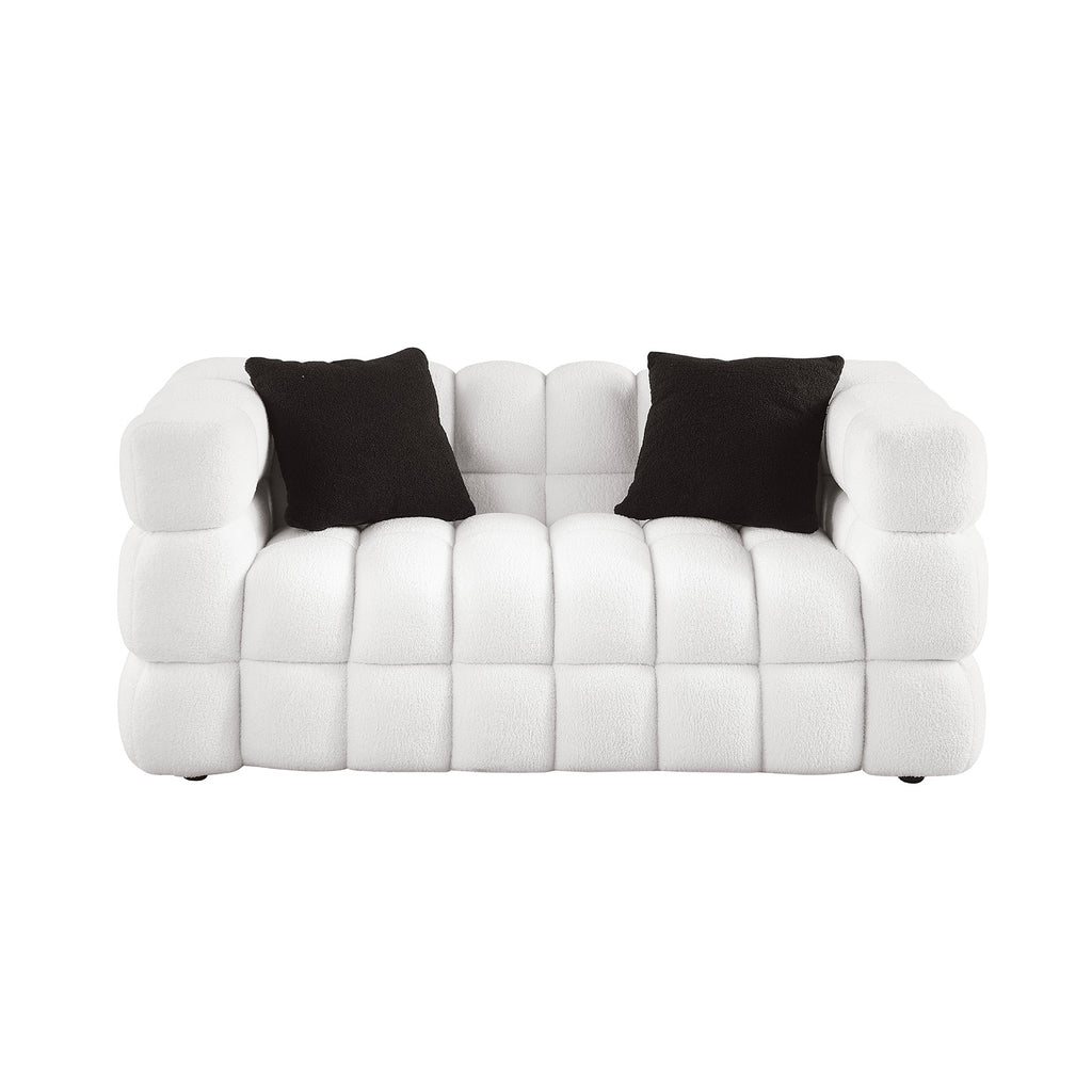 LUNA Bubble Bouclé Loveseat – view 2