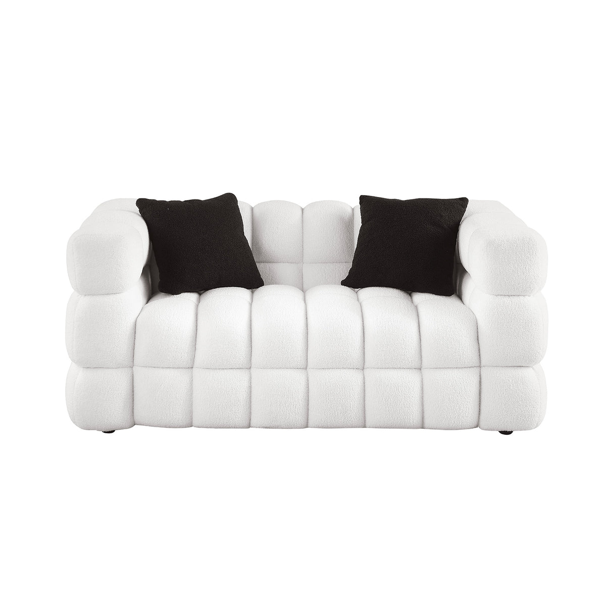 LUNA Bubble Bouclé Loveseat – view 2
