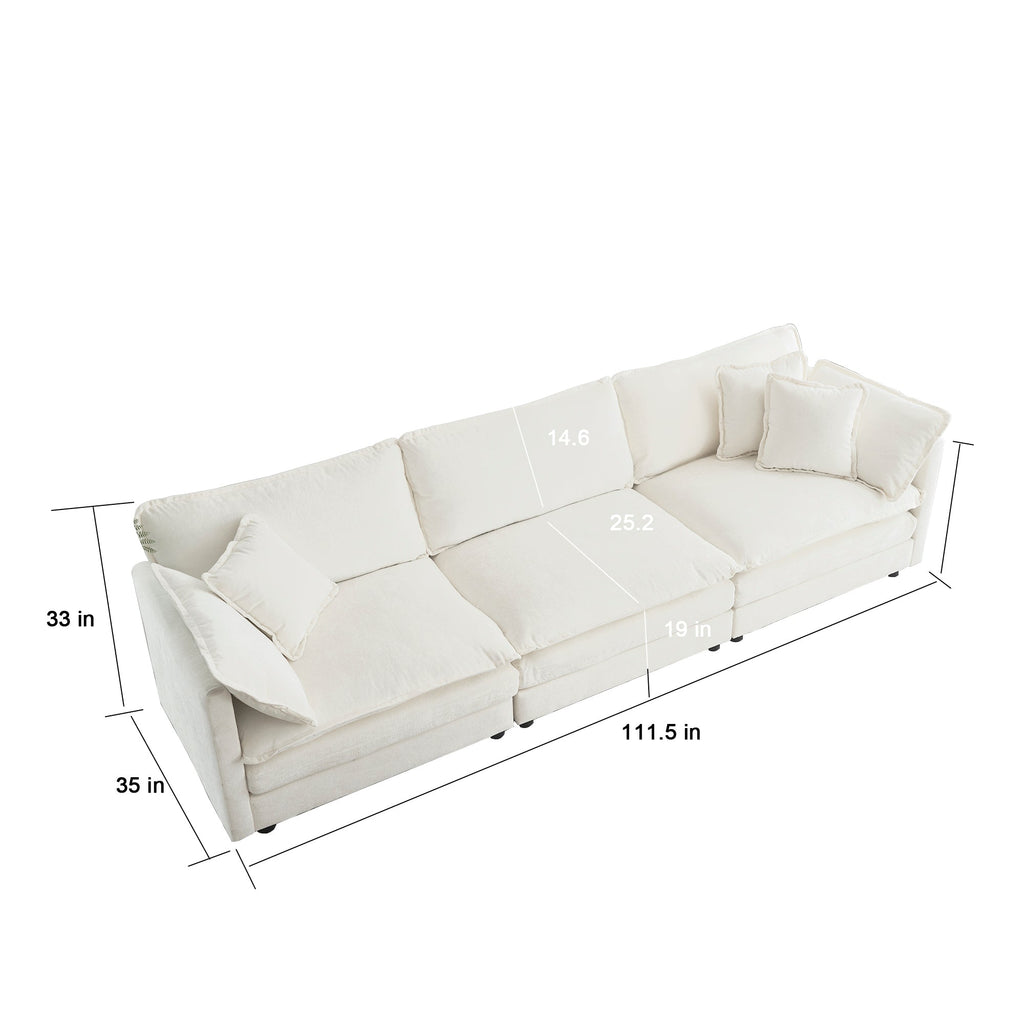 LIVING Sofa & Armchair Set – dimensions