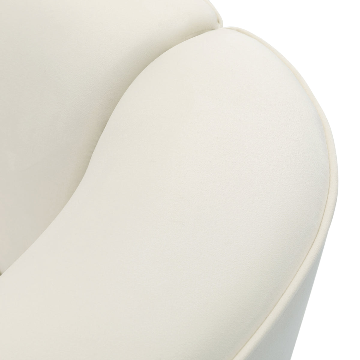 NOVA Curved Velvet Sofa – detail