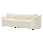 NOVA Curved Velvet Sofa – view 4