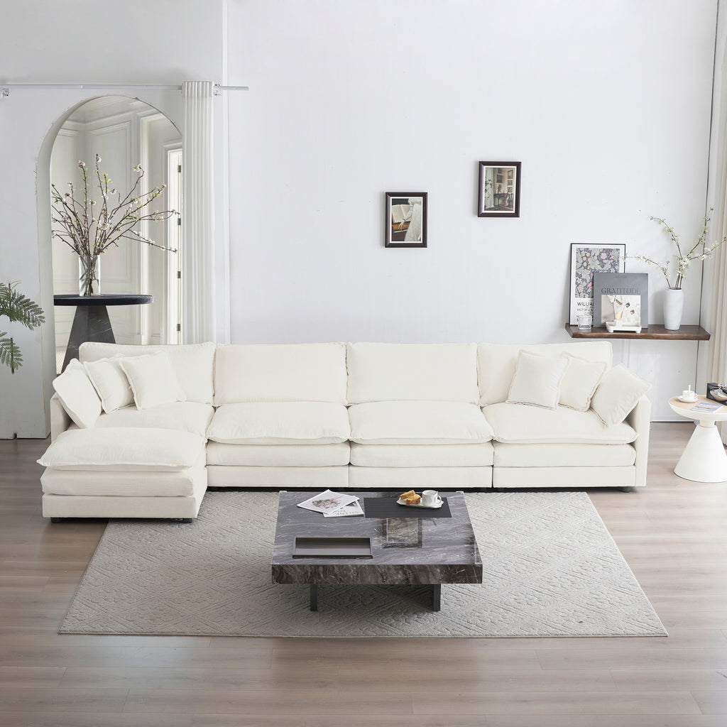 SIENNA Corner Sectional with Ottoman – view 2