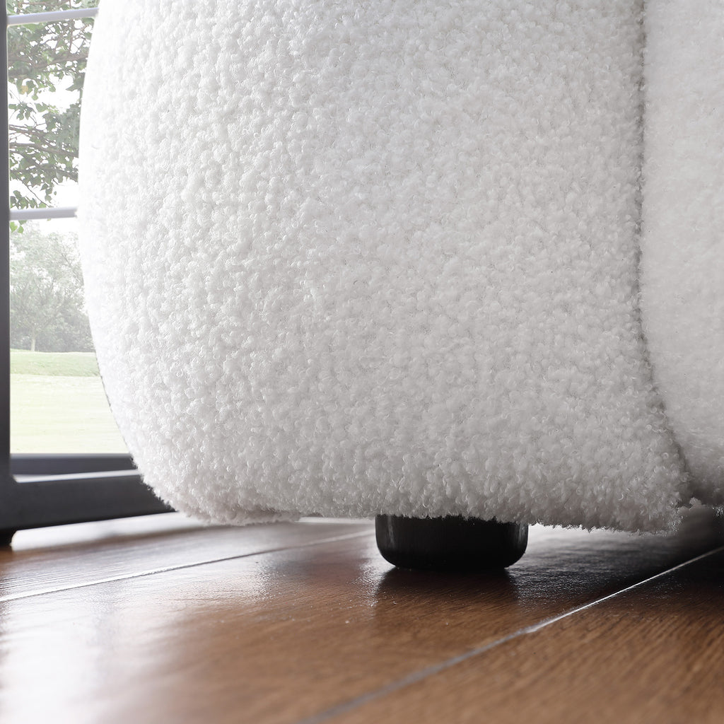 LUNA Bubble Bouclé Loveseat – detail