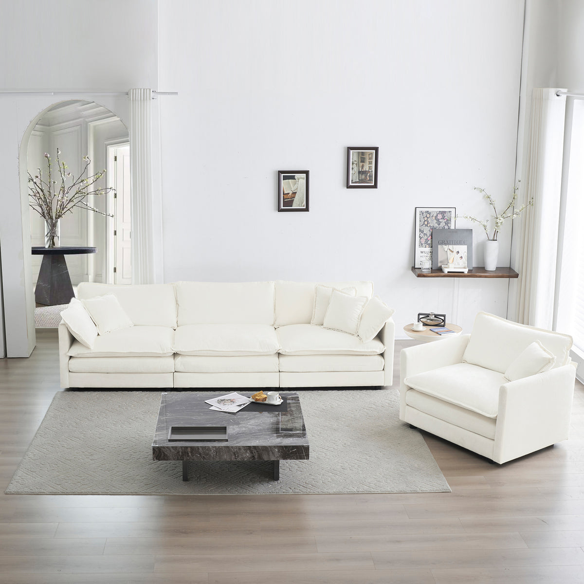 LIVING Sofa & Armchair Set