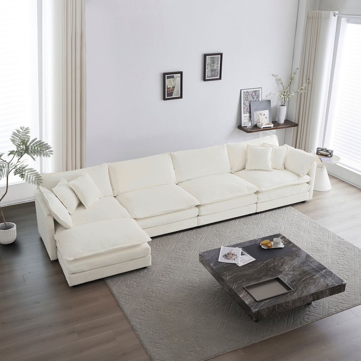 SIENNA Corner Sectional with Ottoman