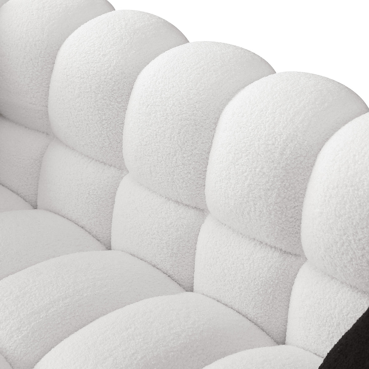 LUNA Bubble Bouclé Loveseat – detail